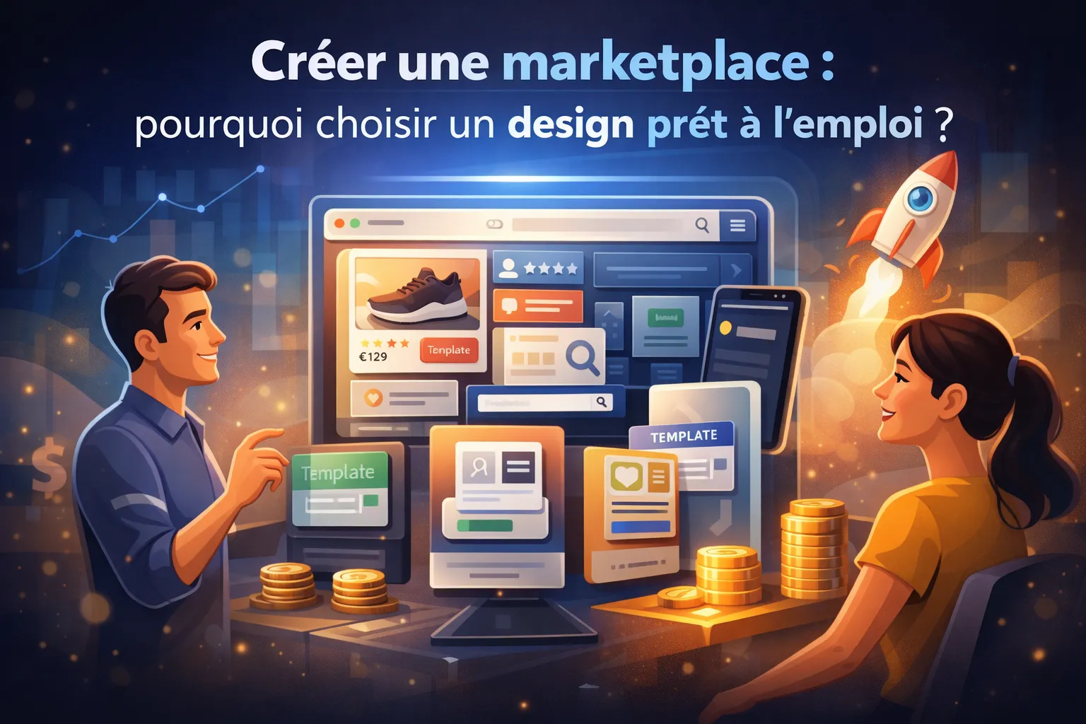 Criar um marketplace: porquê escolher um design pronto a usar?