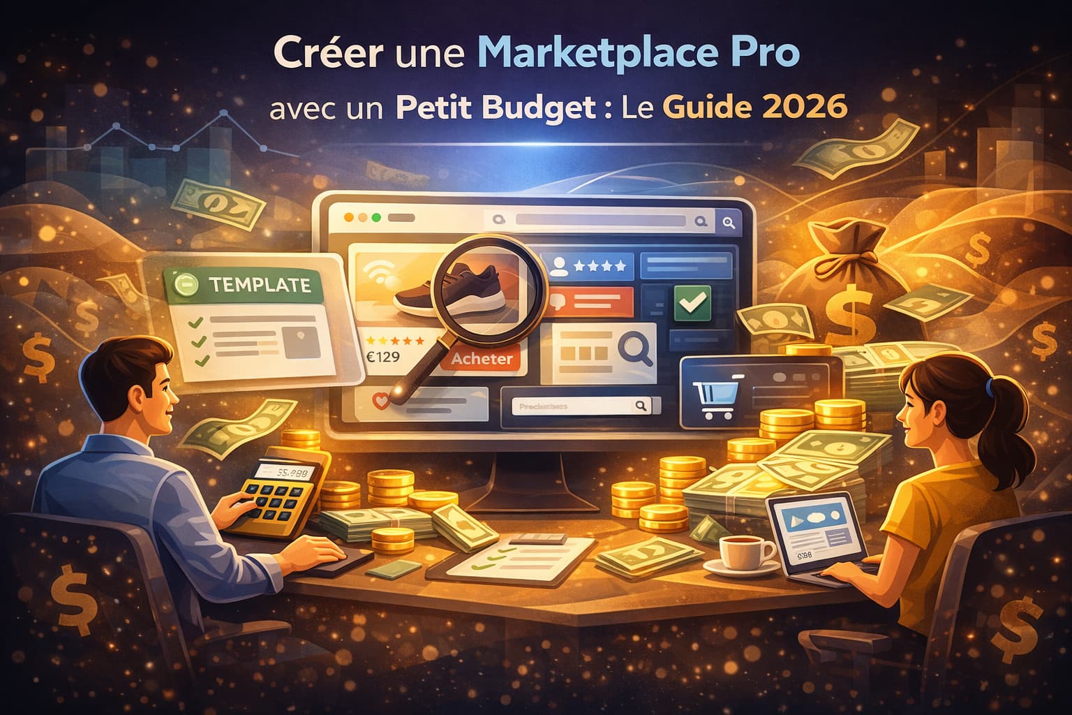 Image de couverture de l'article : Create a Professional Marketplace on a Small Budget: The 2026 Guide