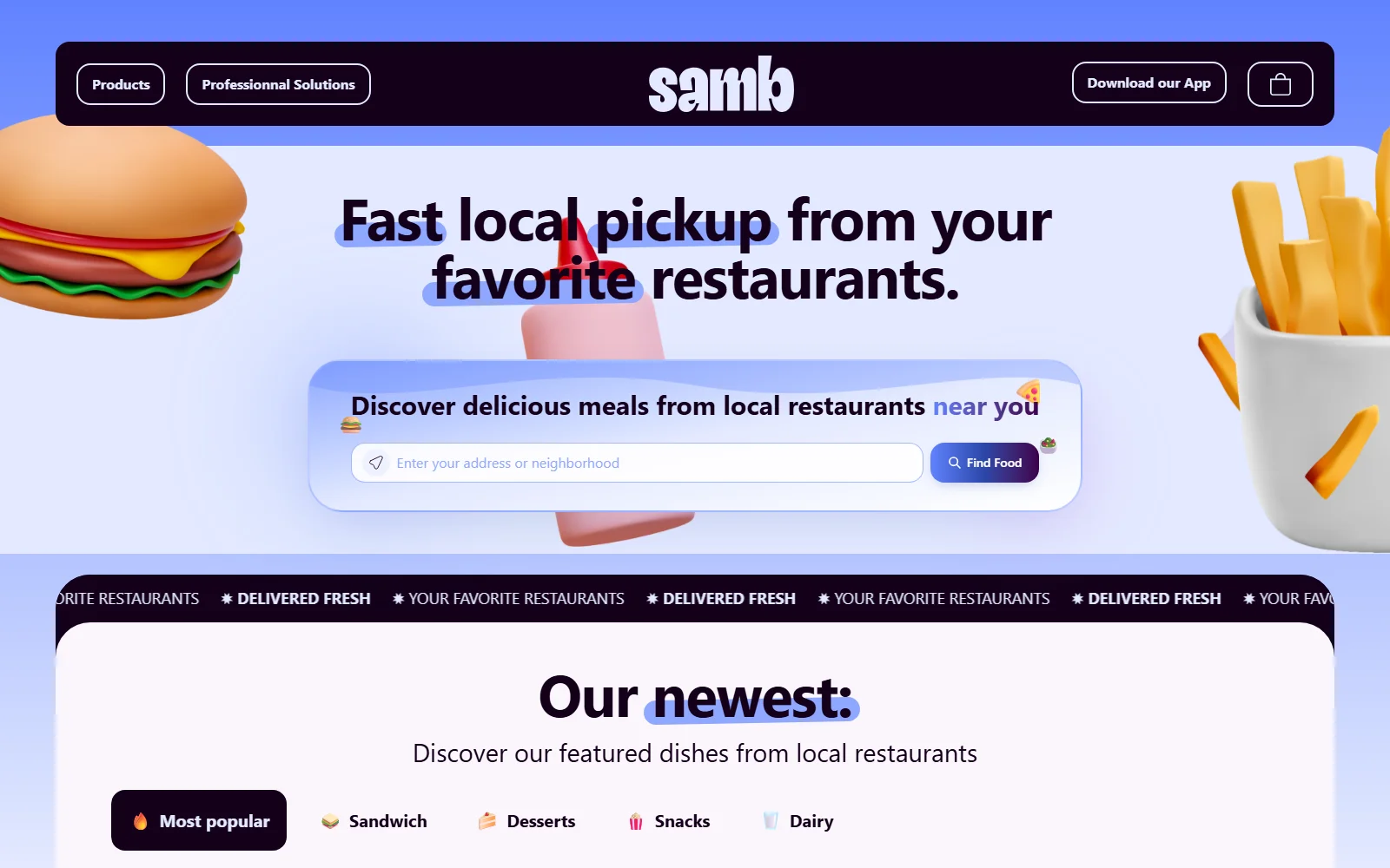 Maquette Alimentaire