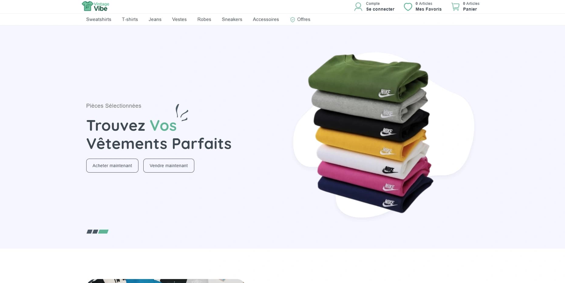 Thrift Store Template - Home page