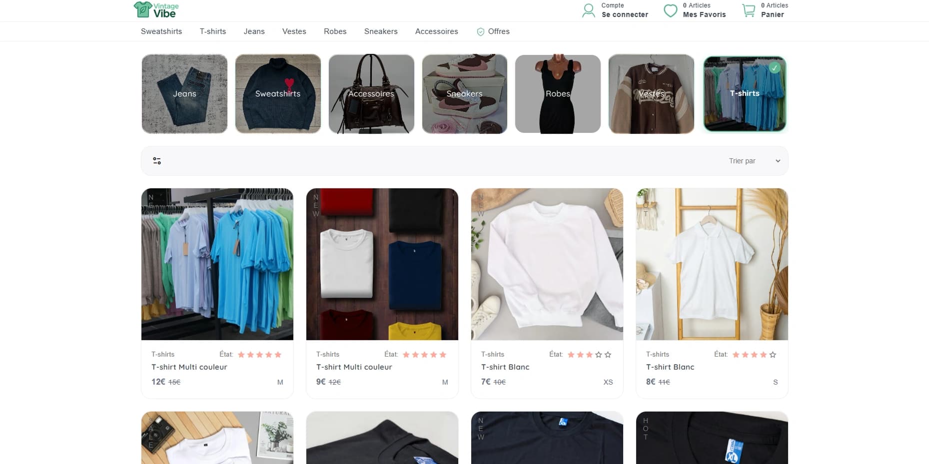 Thrift Store Template - Catalogue page