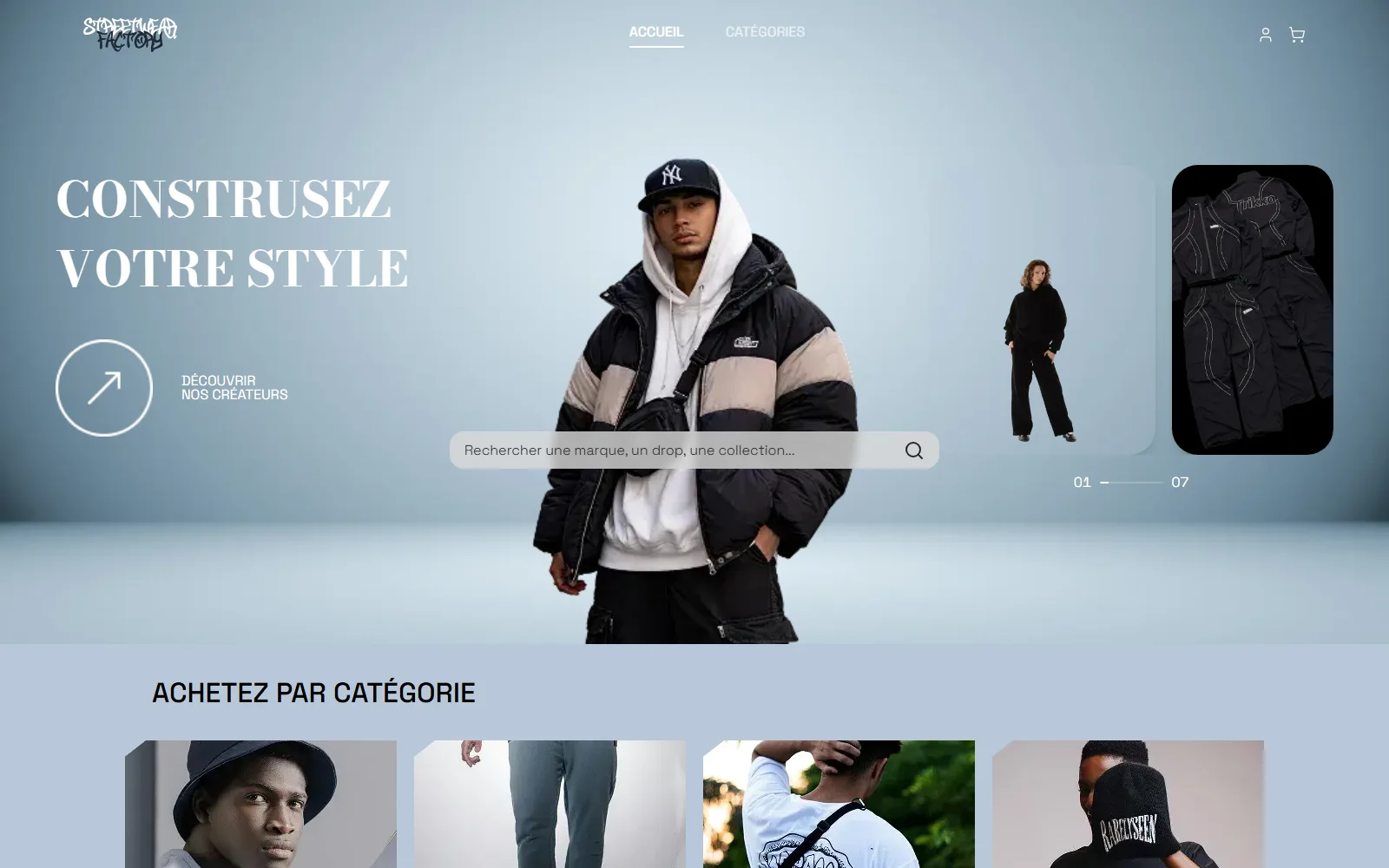 Maquette Prêt à porter - Streetwear - Nos Maquettes de Marketplace